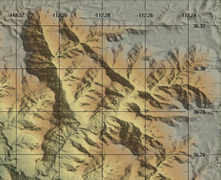 Grand Canyon Deigital Elevation Model