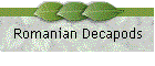 Romanian Decapods