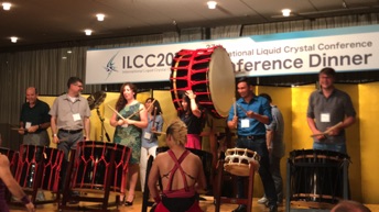 Torsten and I drumming during the ILCC 2018