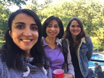 With Marianne and Senay at the BSCI BBQ, Summer 2017