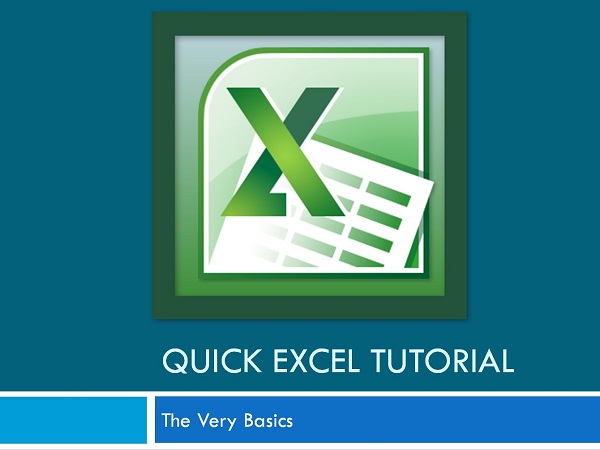 Excel Training Presentation