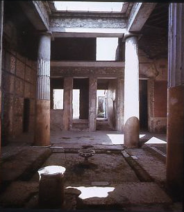 Pompeii atrium house of the silver wedding