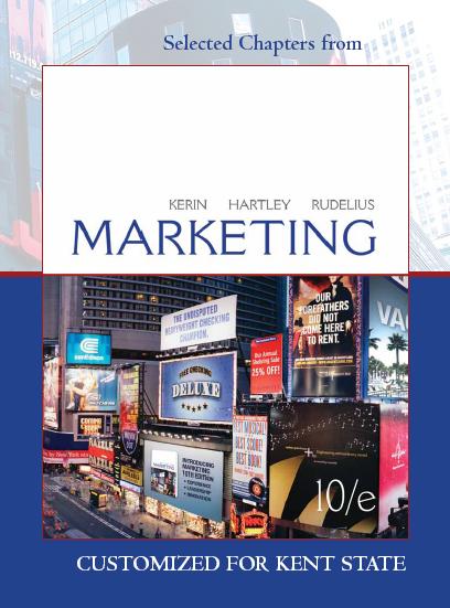 Marketing by Kernin, Hartley, and Rudelius 10 edition