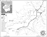 PDF Map of Brownsberg Nature Park 709KB