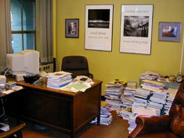 Richard's office before Kent Hall was renovated