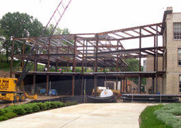 Building the Kent Hall addition