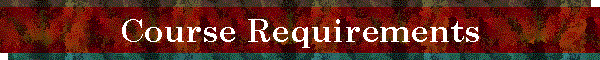 Course Requirements