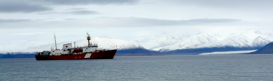 Canadian Coast Guard Cutter Hudson in Baffin Bay, Fall 2008