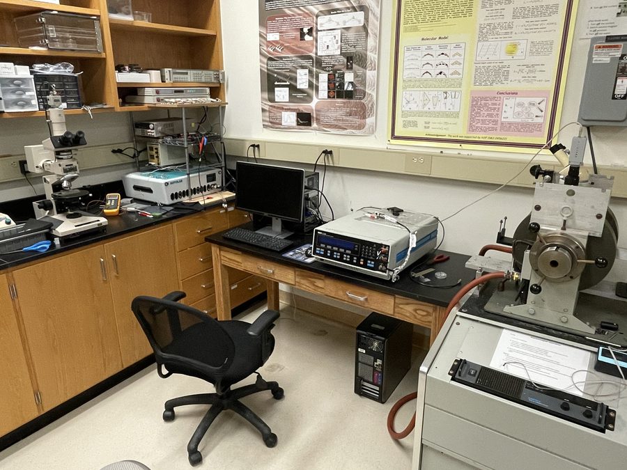 The characterization lab where materials are tested