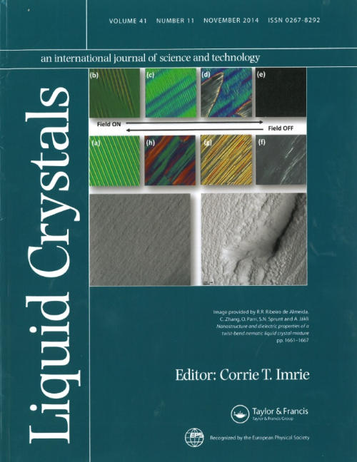 Liquid Crystals journal cover, November 2014
