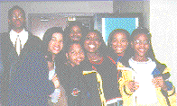 Teen-agers attending 1999 Forum Community Colloquium