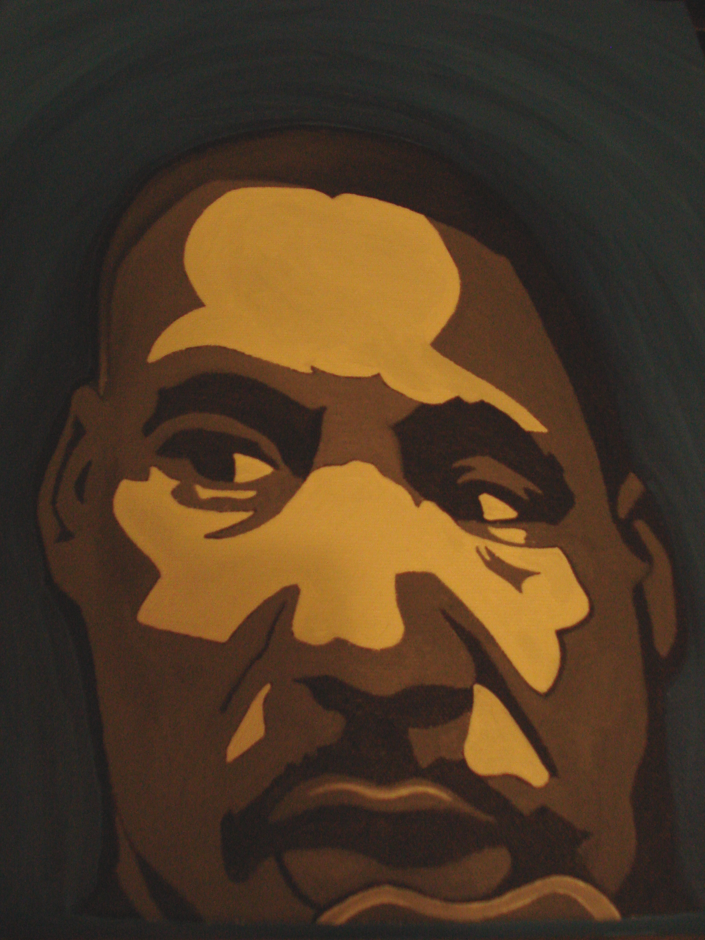 Oil painting of Dr. Martin Luther King Jr. painted by Thomas Carli.