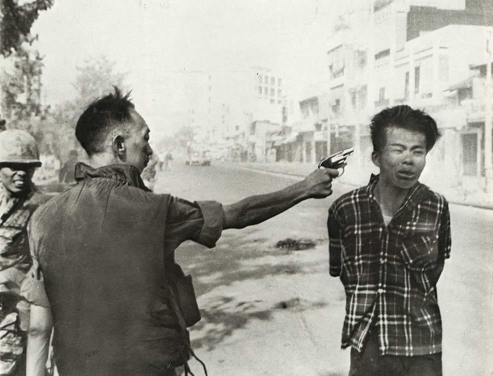 Eddie Adams's Pulitzer Prize-winning photo of General Nguyễn Ngọc Loan executing Nguyễn Văn Lém, a Viet Cong officer.