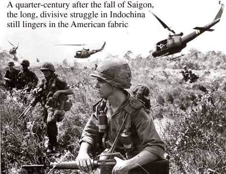 American soldiers in Indochina during the Vietnam War.