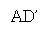 Text Box: AD�