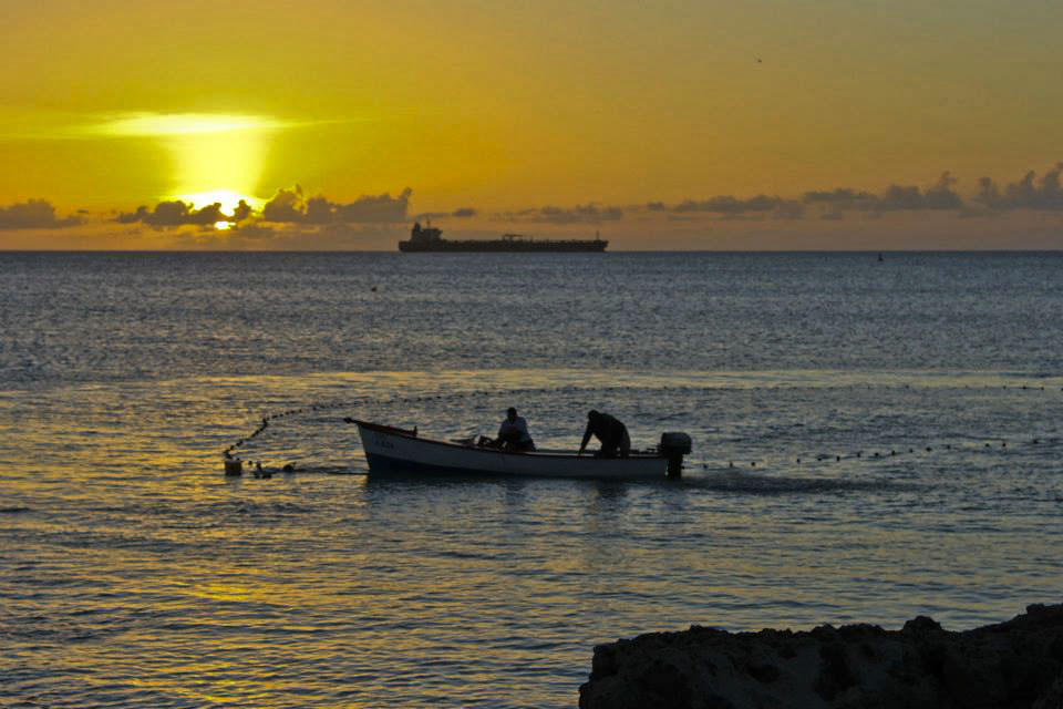 Fishermen in Aruba