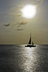 Sailboat in Aruba