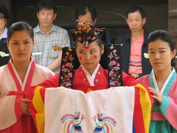 Korean Bride, Folk Village, Suwon, South Korea