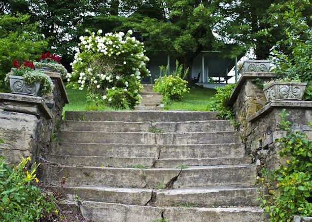 Concrete Steps, Boone, North Carolina