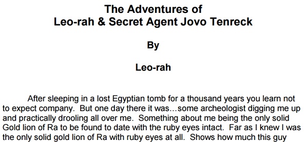 Jovo Tenreck Story