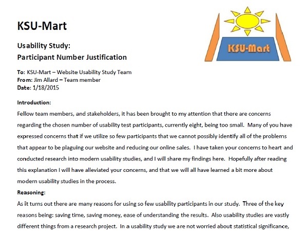 Participant Number Justification