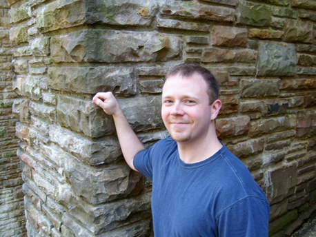 John at the Byrd Creek Dam at the Cumberland Mountain State Park in Tennessee