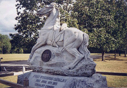 1st Wisconsin Cavalry Monument, Chickamauga Battlefield, Georgia