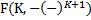 F(K,-(-)^(K+1))