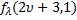 f_λ (2υ+3,1)