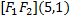[F_1 F_2](5,1)