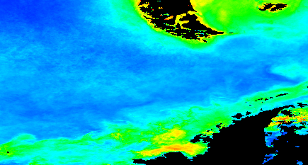 high-nutrient, low-chlorophyll region in the southern ocean near south america