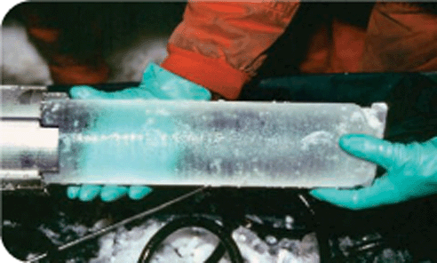 ice core photo