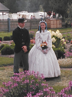 a groom and bride