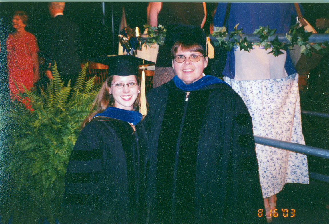 Denise Polk at graduation