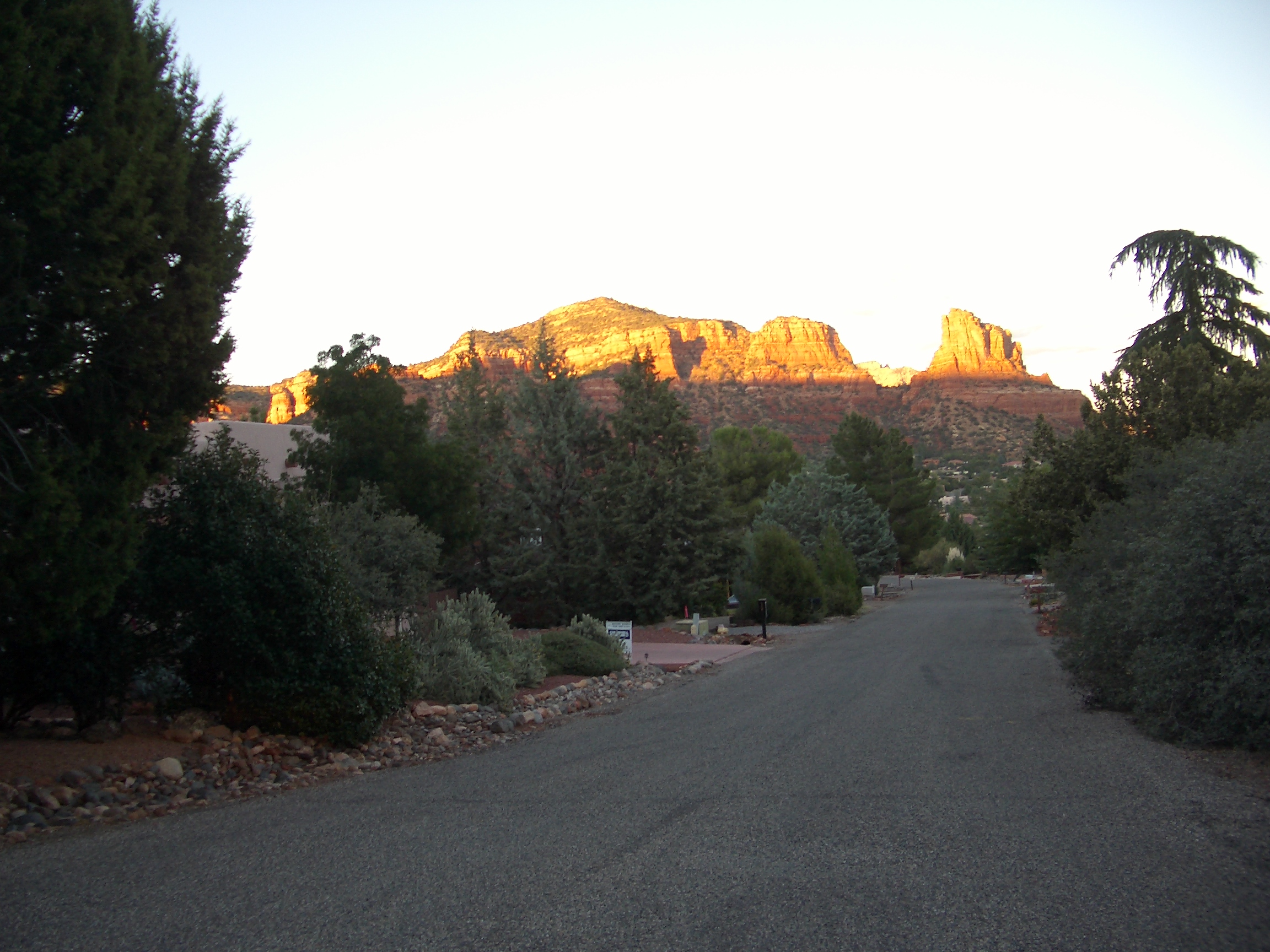 view from front