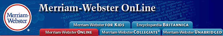 Merriam-Webster Online Dictionary